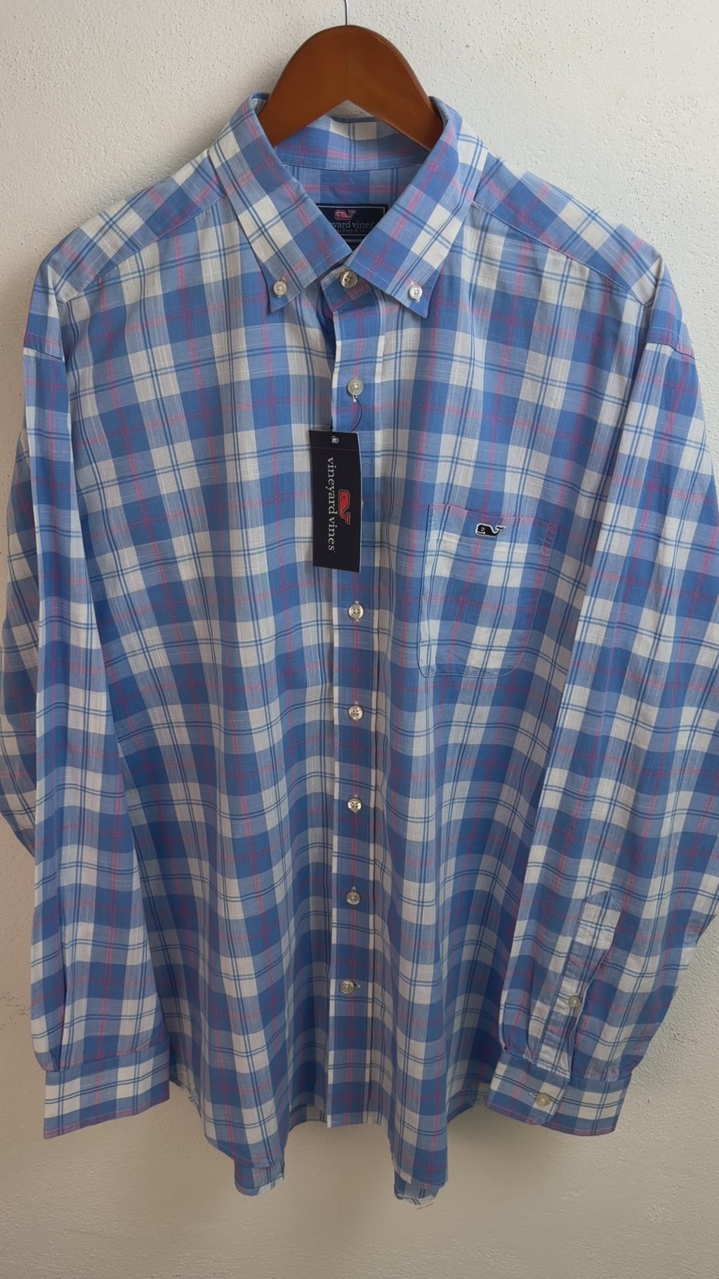 Camisa Vineyard Vines Classic Fit Manga Larga Talla XL