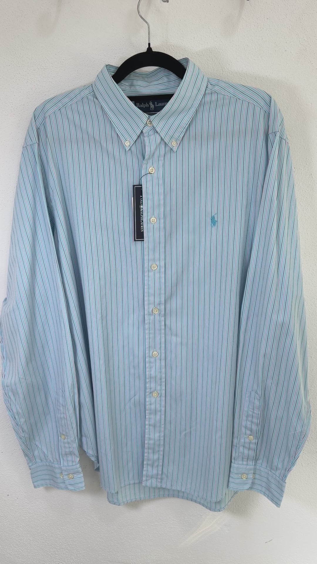Camisa Polo Ralph Lauren Classic Fit 17 Manga Larga 36/37 Talla XL