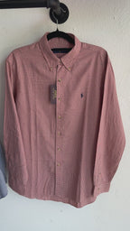 Camisa Polo Ralph Lauren Classic Fit Manga Larga Talla L