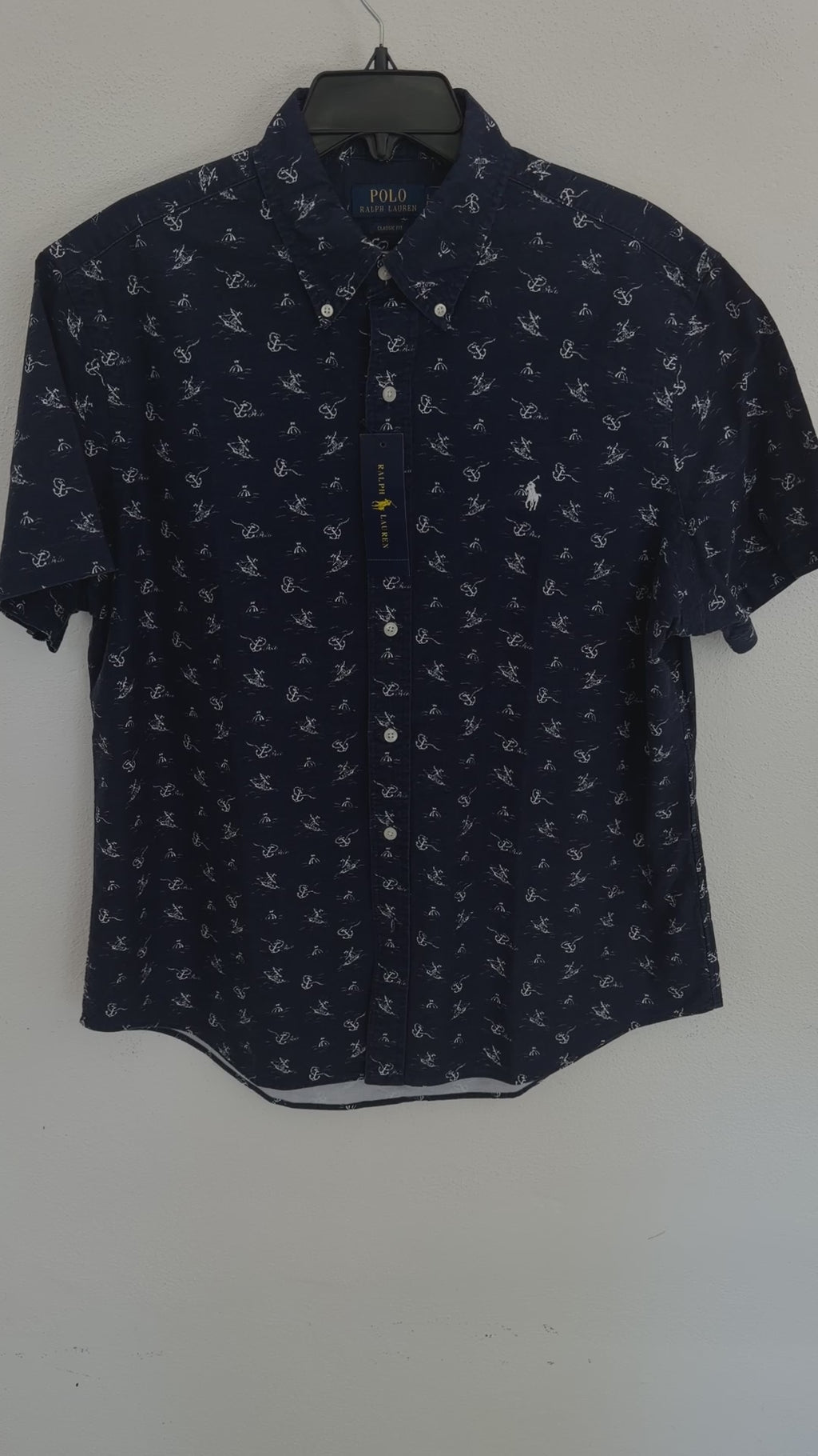 Camisa Polo Ralph Lauren Classic Fit Manga Corta Talla L