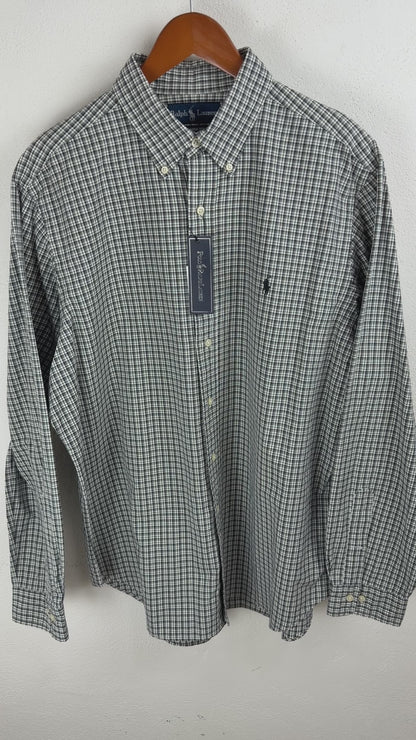 Camisa Polo Ralph Lauren Classic Fit Manga Larga Talla XL