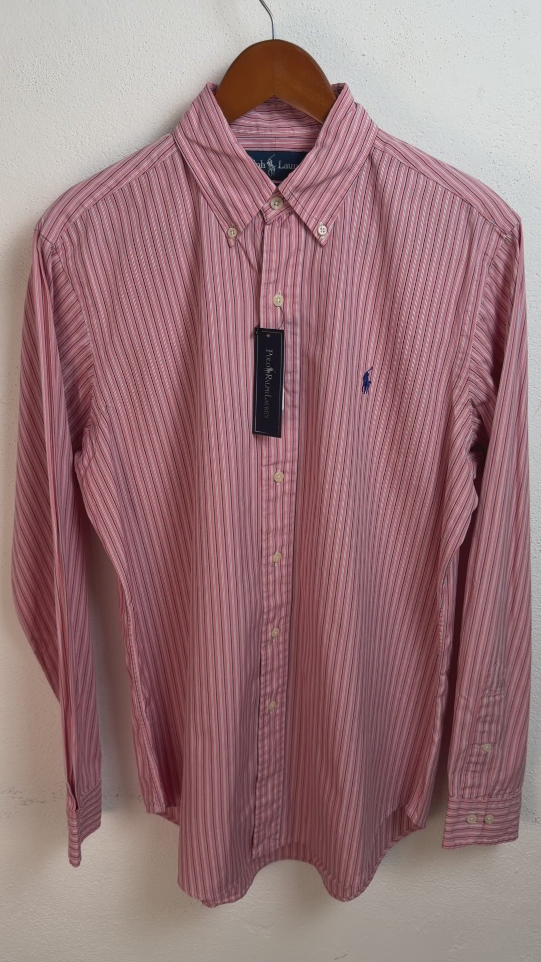 Camisa Polo Ralph Lauren Classic Fit Manga Larga Talla M