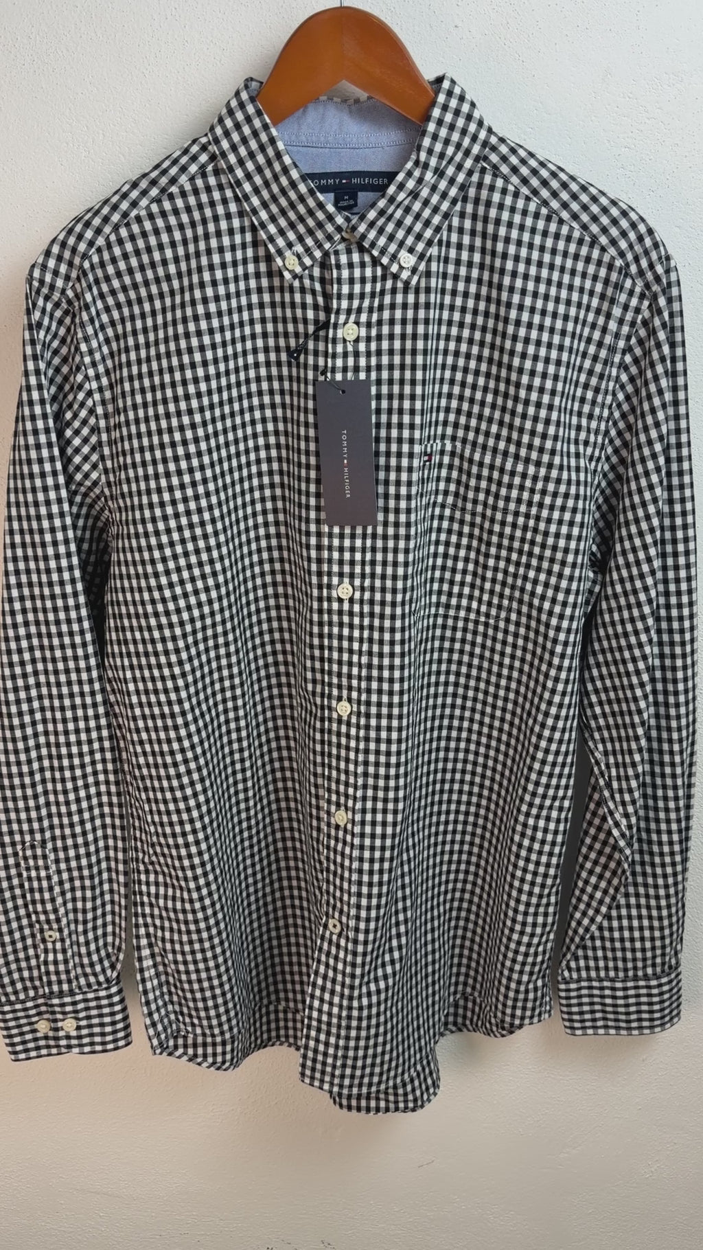 Camisa Tommy Hilfiger Classic Fit Manga Larga Talla M