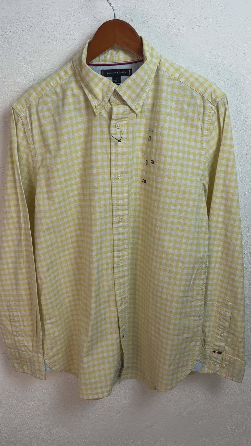 Camisa Tommy Hilfiger Classic Fit Manga Larga Talla M