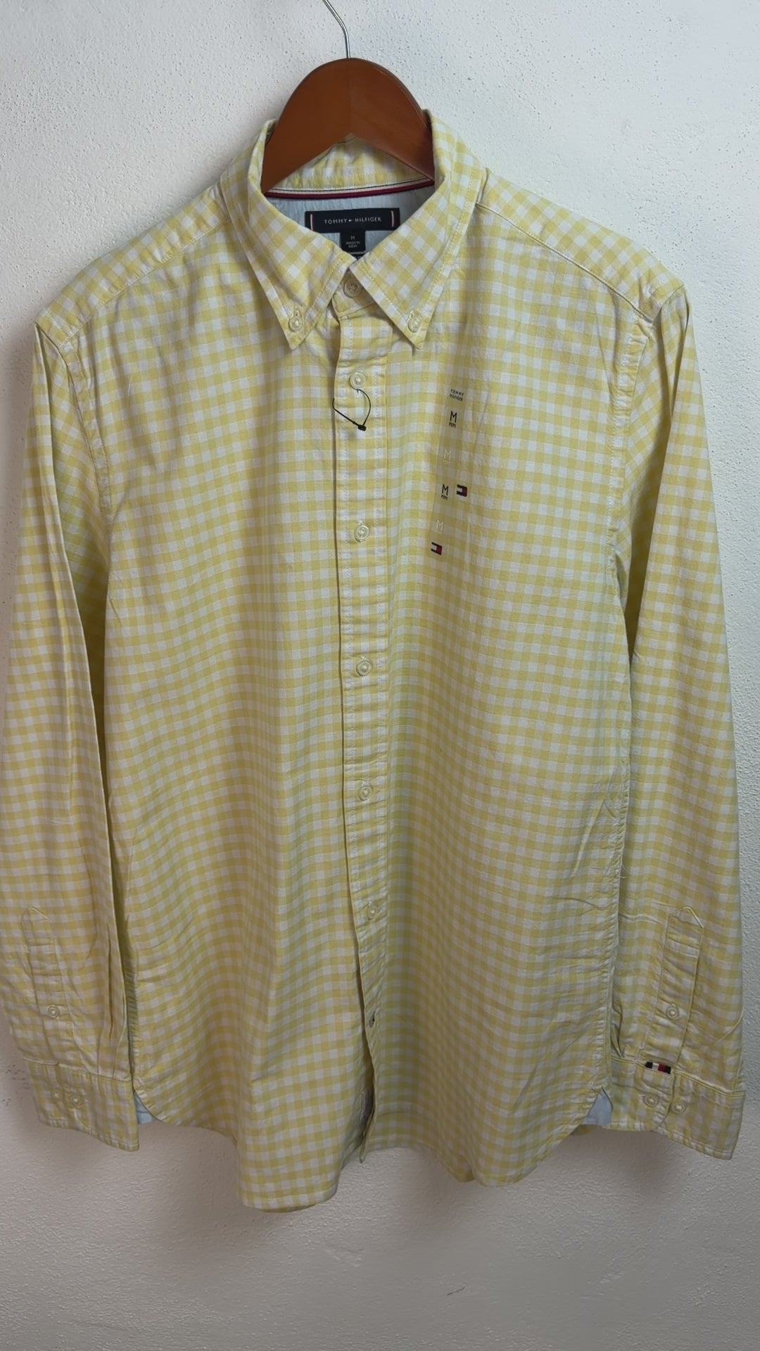 Camisa Tommy Hilfiger Classic Fit Manga Larga Talla M