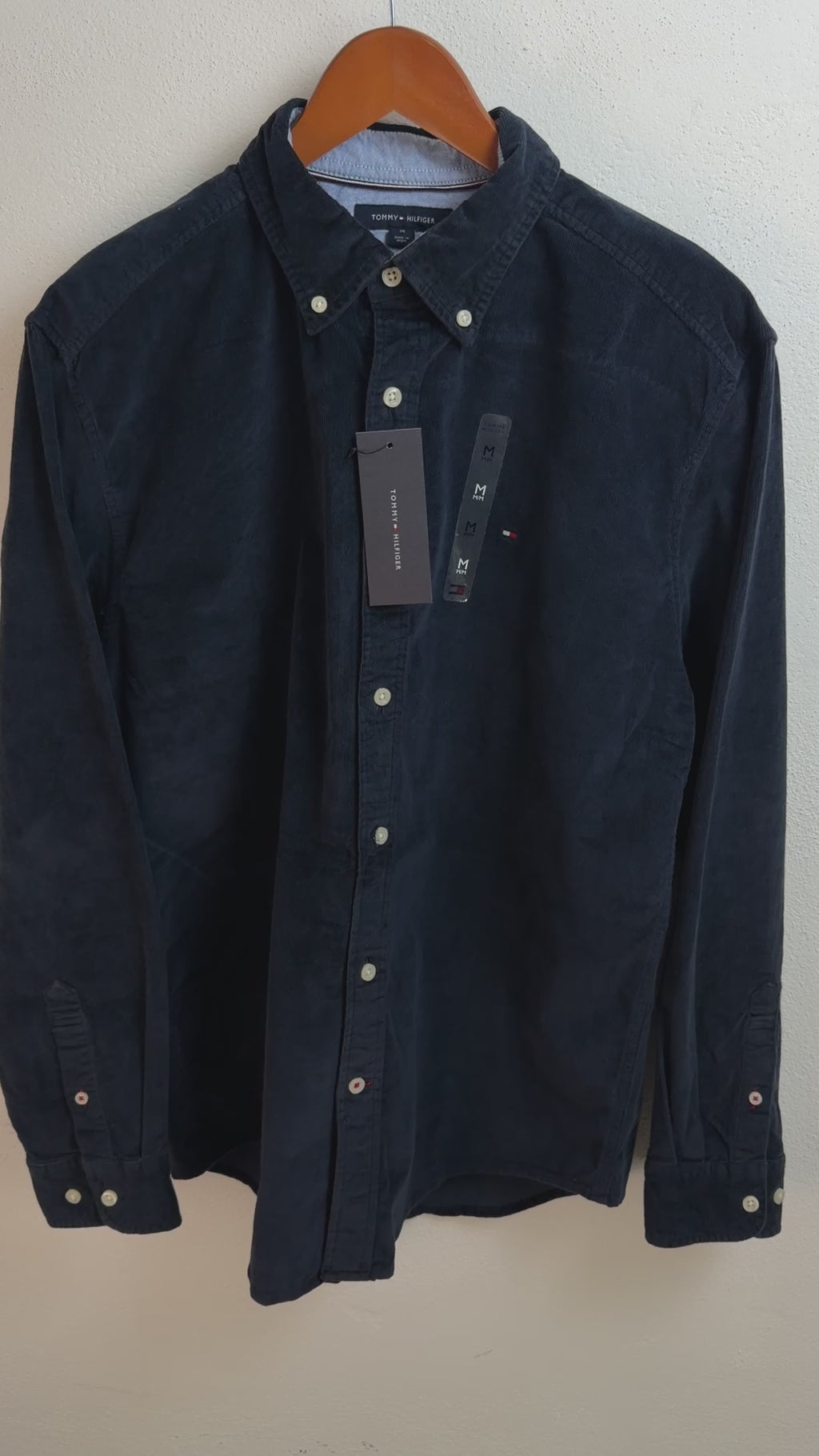 Camisa Tommy Hilfiger Classic Fit Manga Larga Talla M
