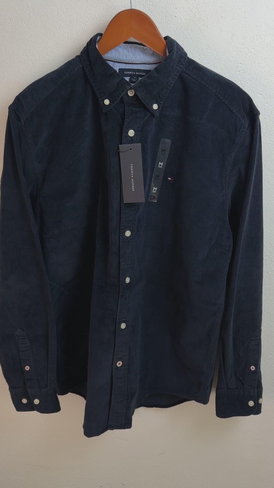 Camisa Tommy Hilfiger Classic Fit Manga Larga Talla M