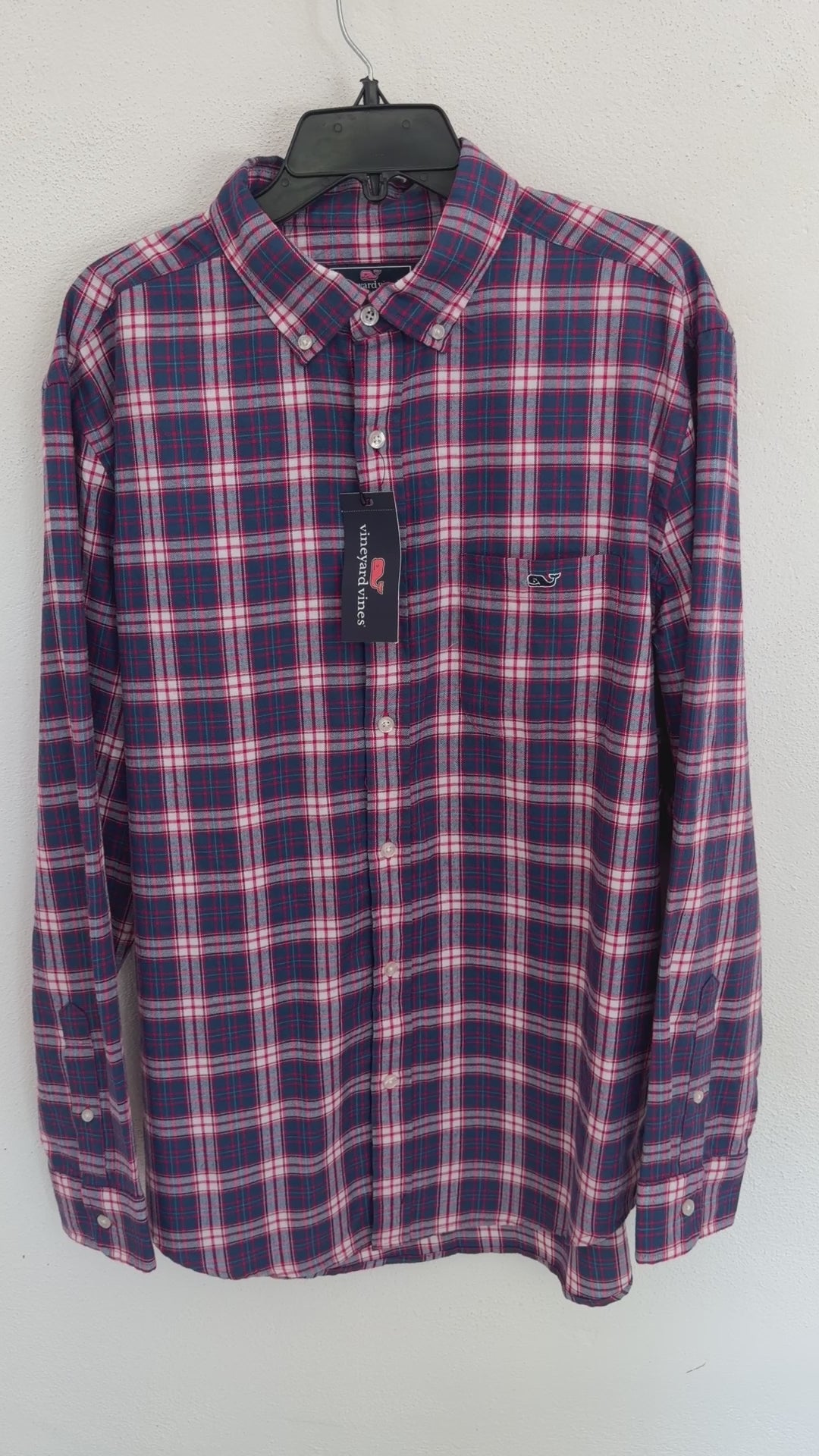 Camisa Vineyard Vines Classic Fit Manga Larga Talla L