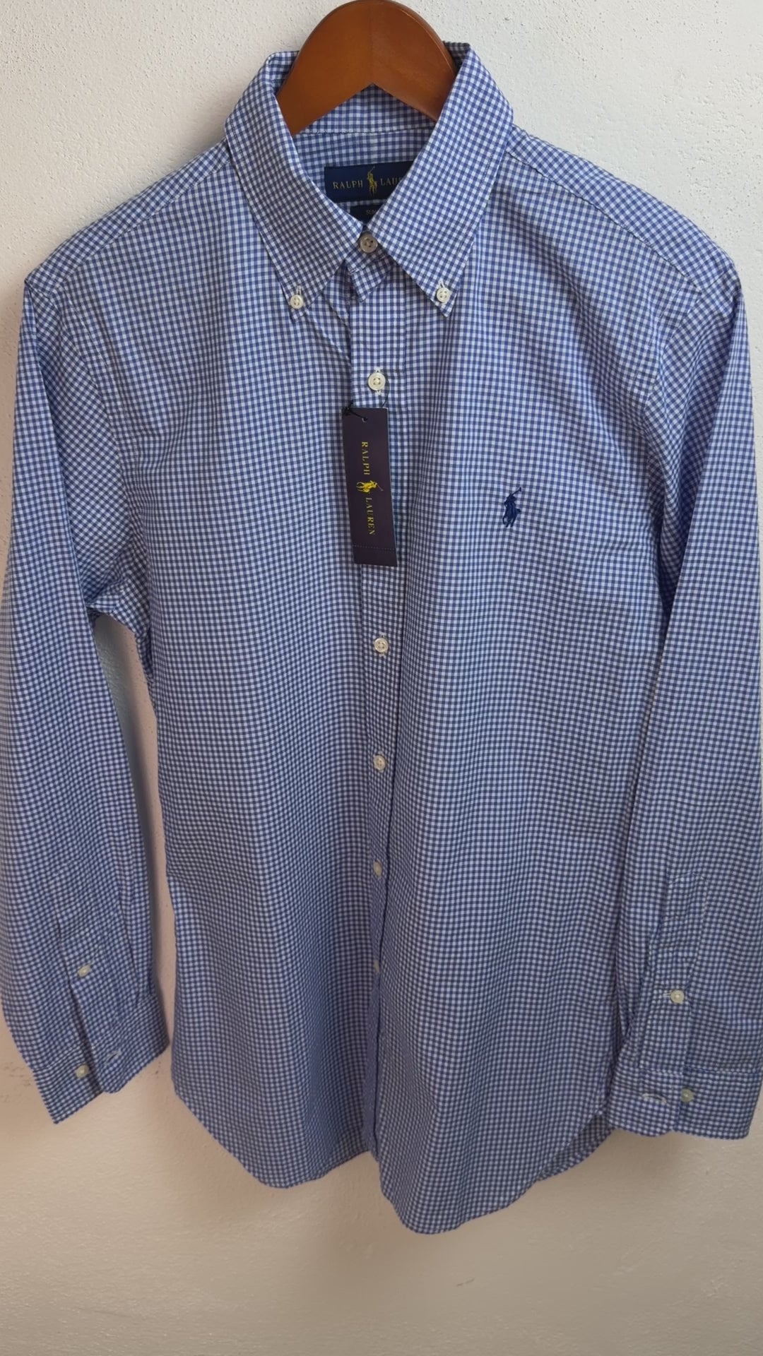 Camisa Polo Ralph Lauren Slim fit Manga Larga Talla S