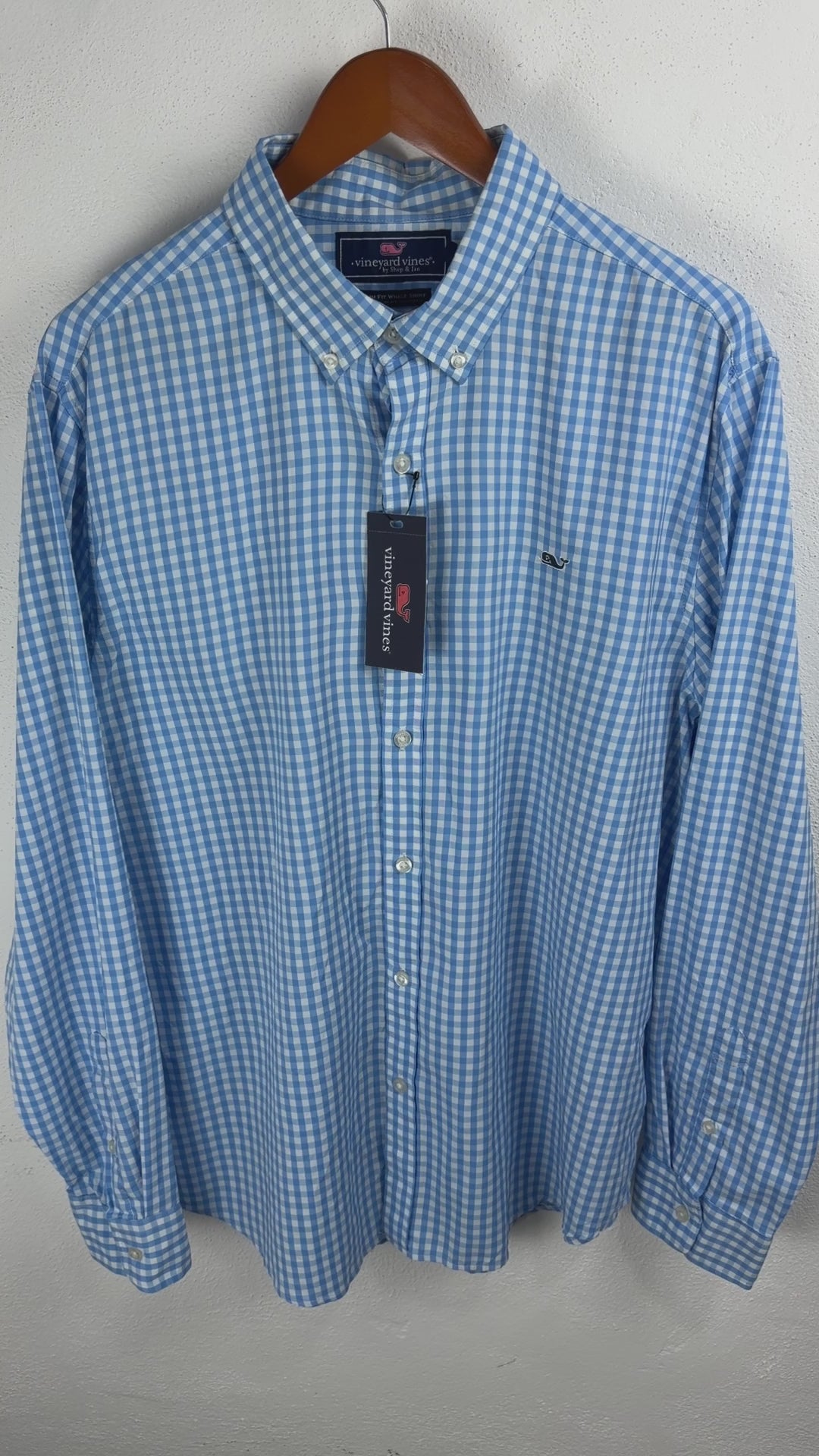 Camisa Vineyard Vines Classic Fit Manga Larga Talla XL