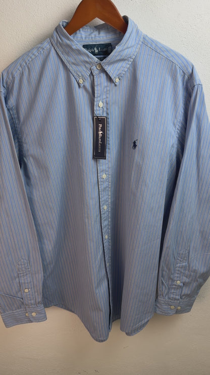Camisa Polo Ralph Lauren Classic Fit Manga Larga Talla XL