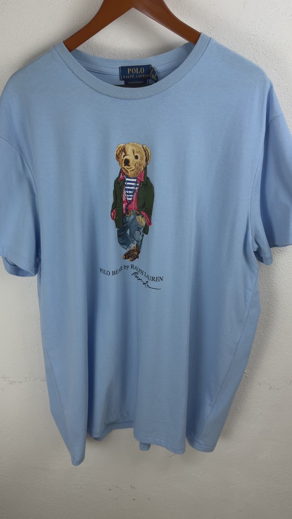 Playera Polo Ralph Lauren Classic Fit Cuello Redondo Talla XL