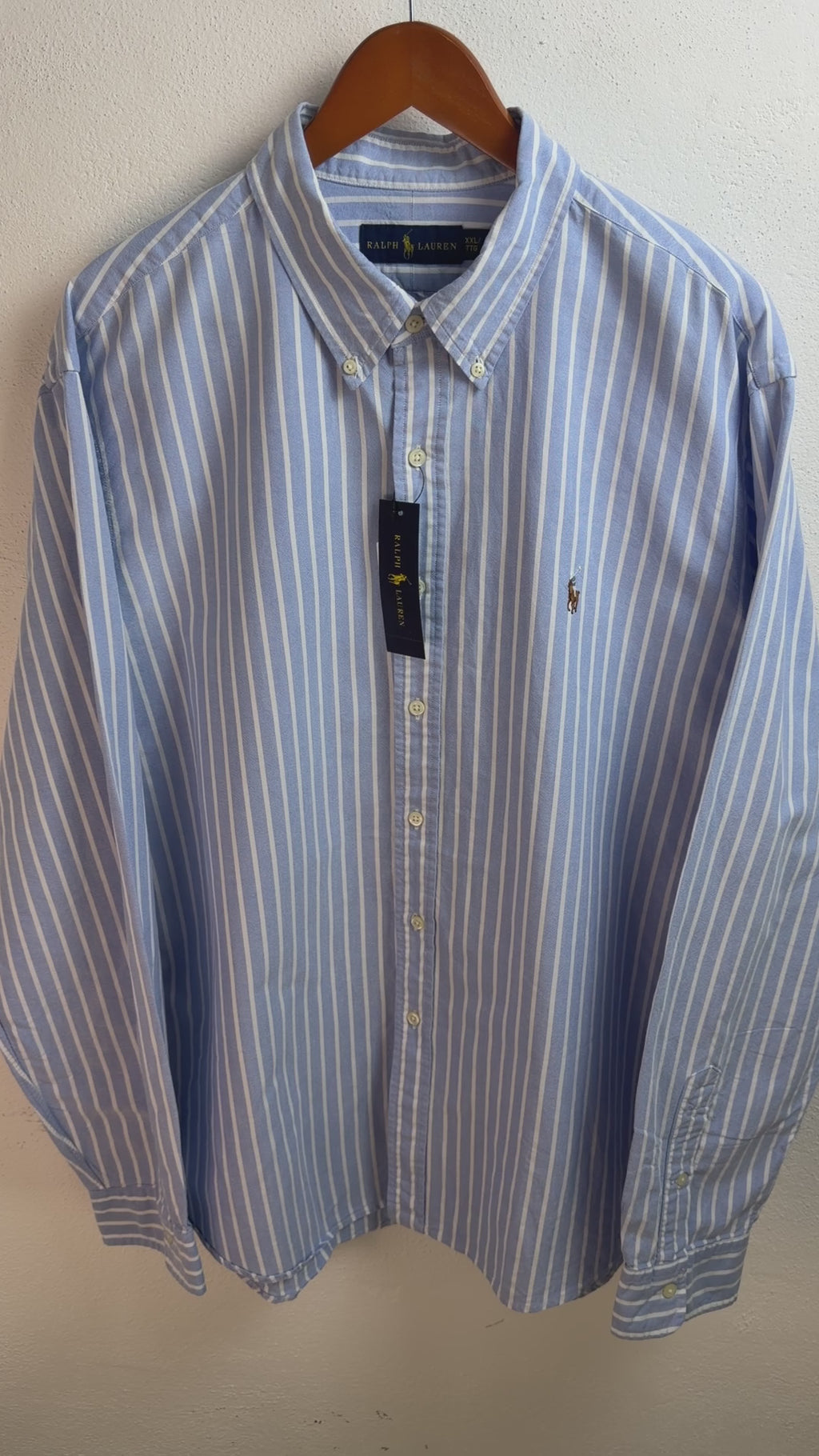 Camisa Polo Ralph Lauren Classic Fit Manga Larga Talla XXL