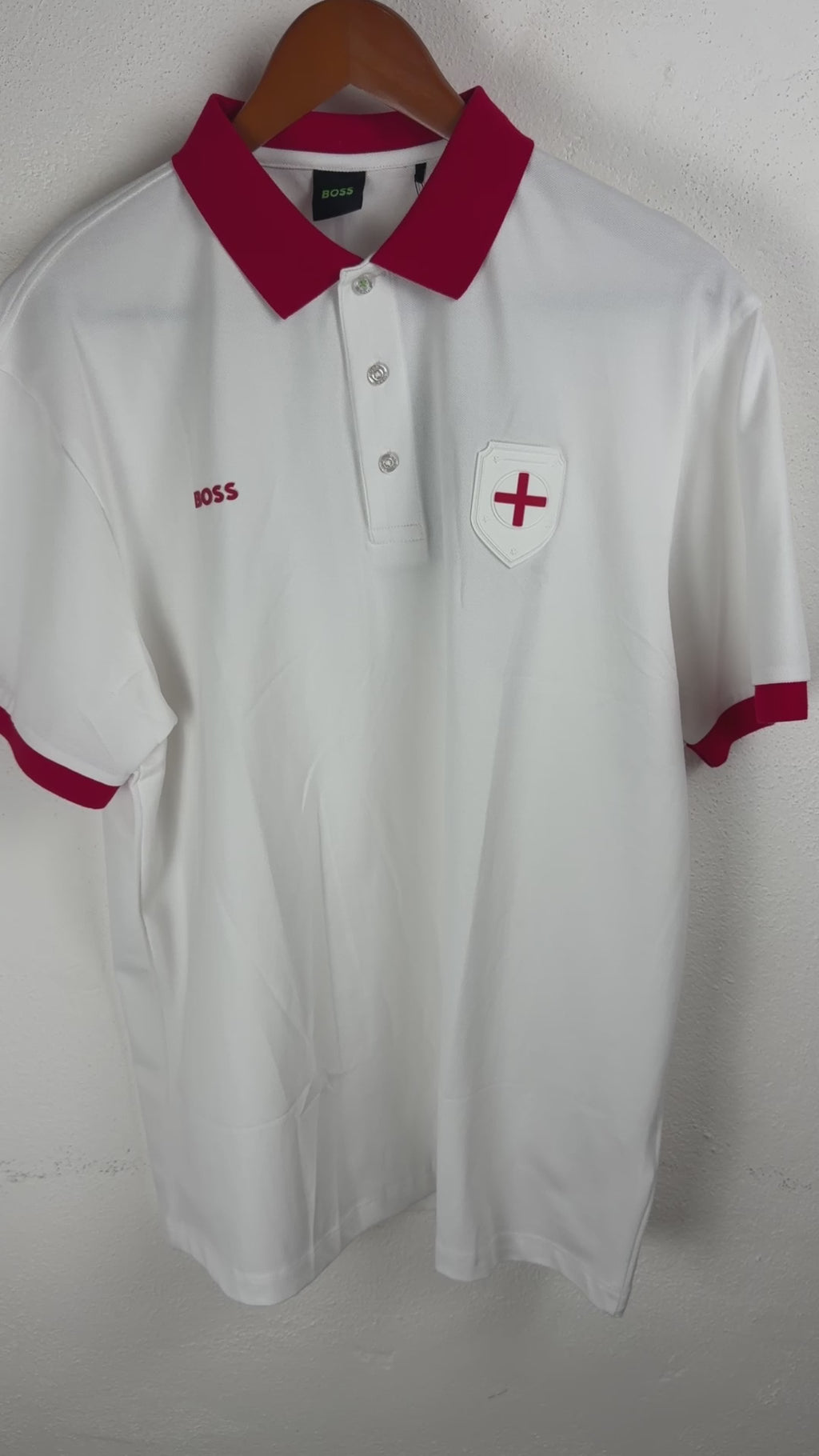 Playera Boss Inglaterra Regular Fit Tipo Polo Talla L