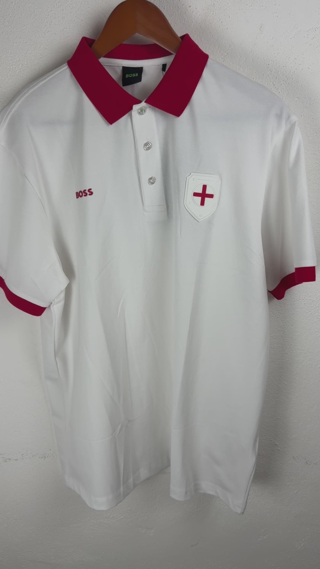 Playera Boss Inglaterra Regular Fit Tipo Polo Talla L