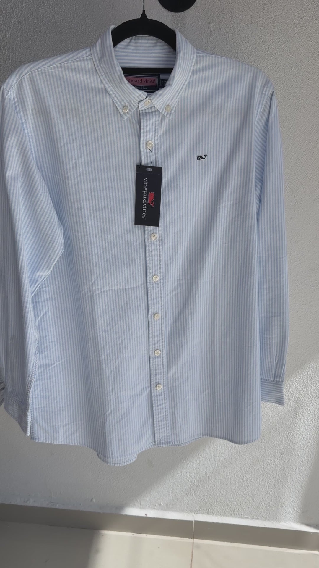 Camisa Vineyard Vines 20 Juvenil  Manga Larga Talla S