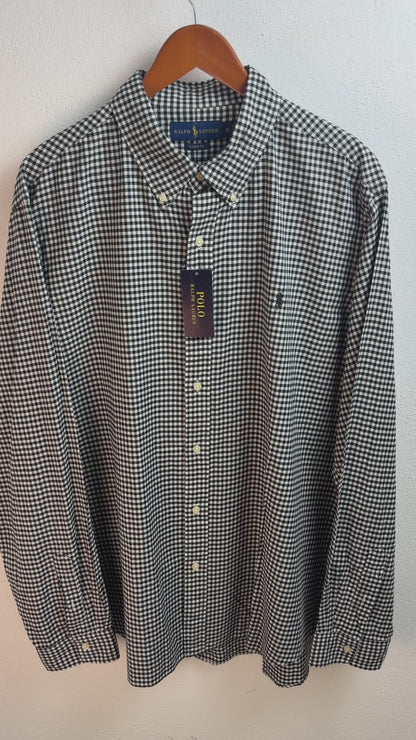 Camisa Polo Ralph Lauren Classic Fit Manga Larga Talla XL