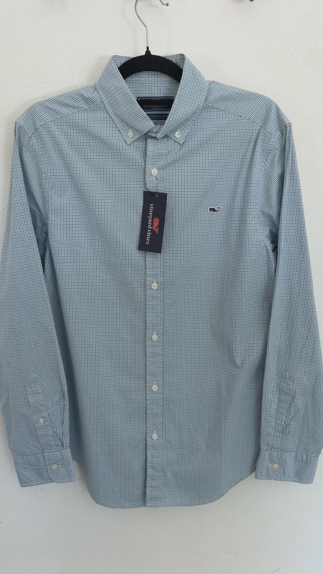 Camisa Vineyard Vines Classic Fit Manga Larga Talla S