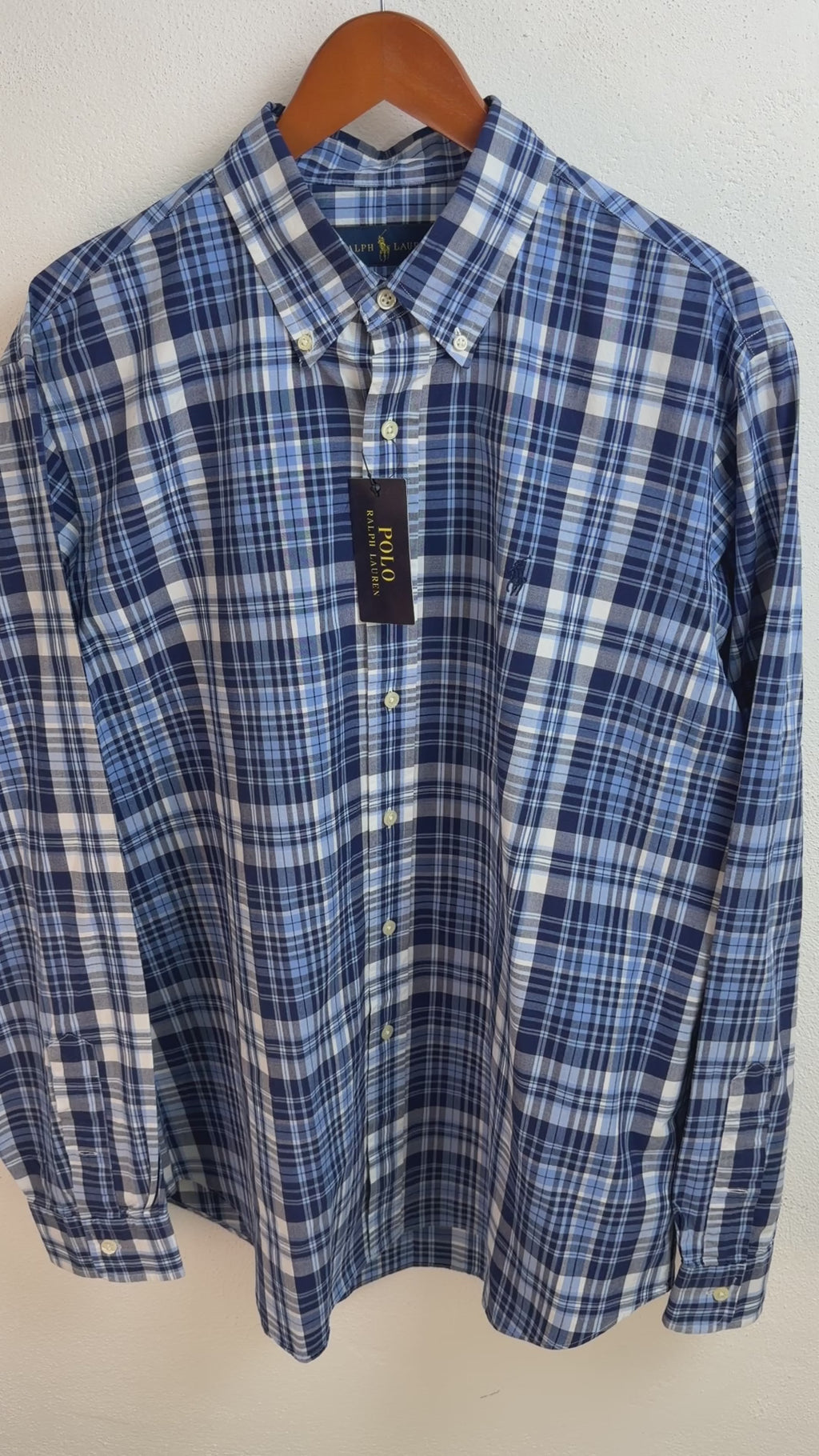 Camisa Polo Ralph Lauren Classic Fit Manga Larga Talla XL