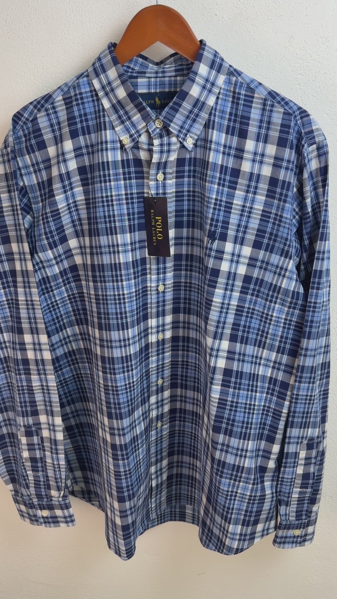 Camisa Polo Ralph Lauren Classic Fit Manga Larga Talla XL