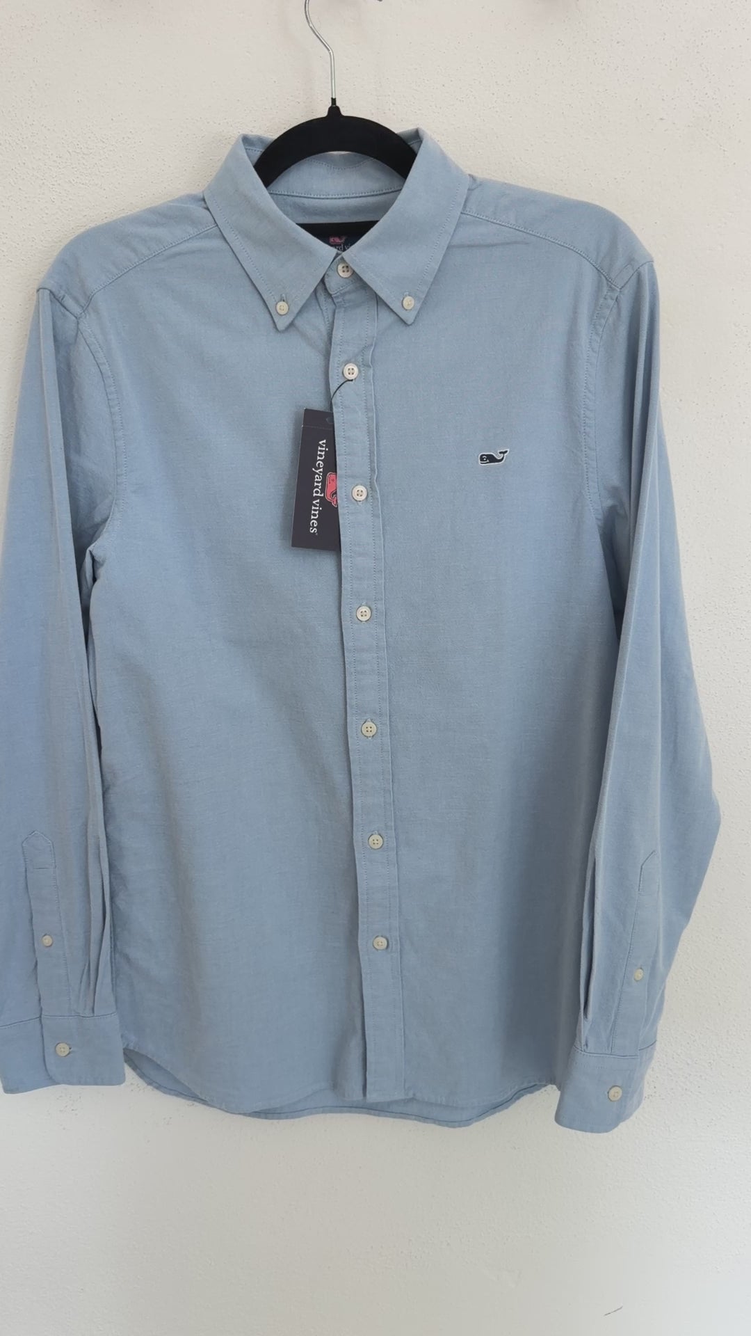Camisa Vineyard Vines Classic Fit Manga Larga Talla S