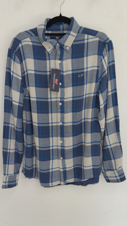 Camisa Vineyard Vines Classic Fit Manga Larga Talla M
