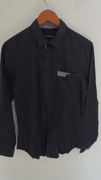 Camisa Emporio Armani Slim Fit Manga Larga Talla S