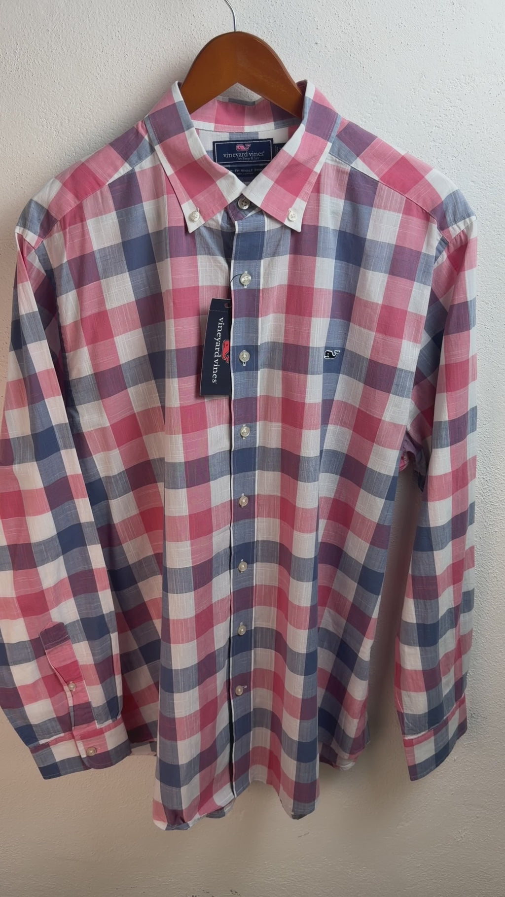 Camisa Vineyard Vines Slim Fit Manga Larga Talla XL