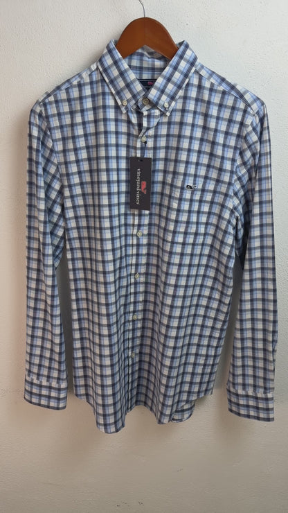 Camisa Vineyard Vines Classic Fit Manga Larga Talla S