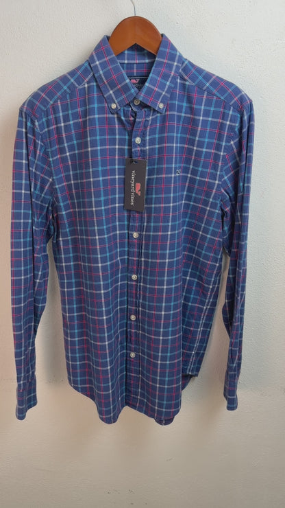 Camisa Vineyard Vines Classic Fit Manga Larga Talla S