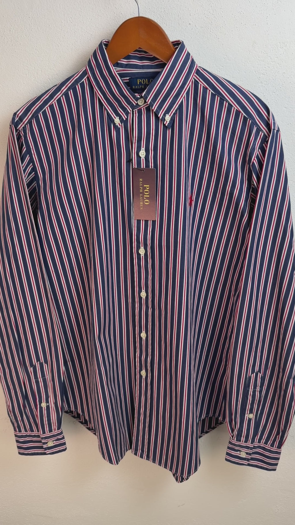 Camisa Polo Ralph Lauren Classic Fit Manga Larga Talla M