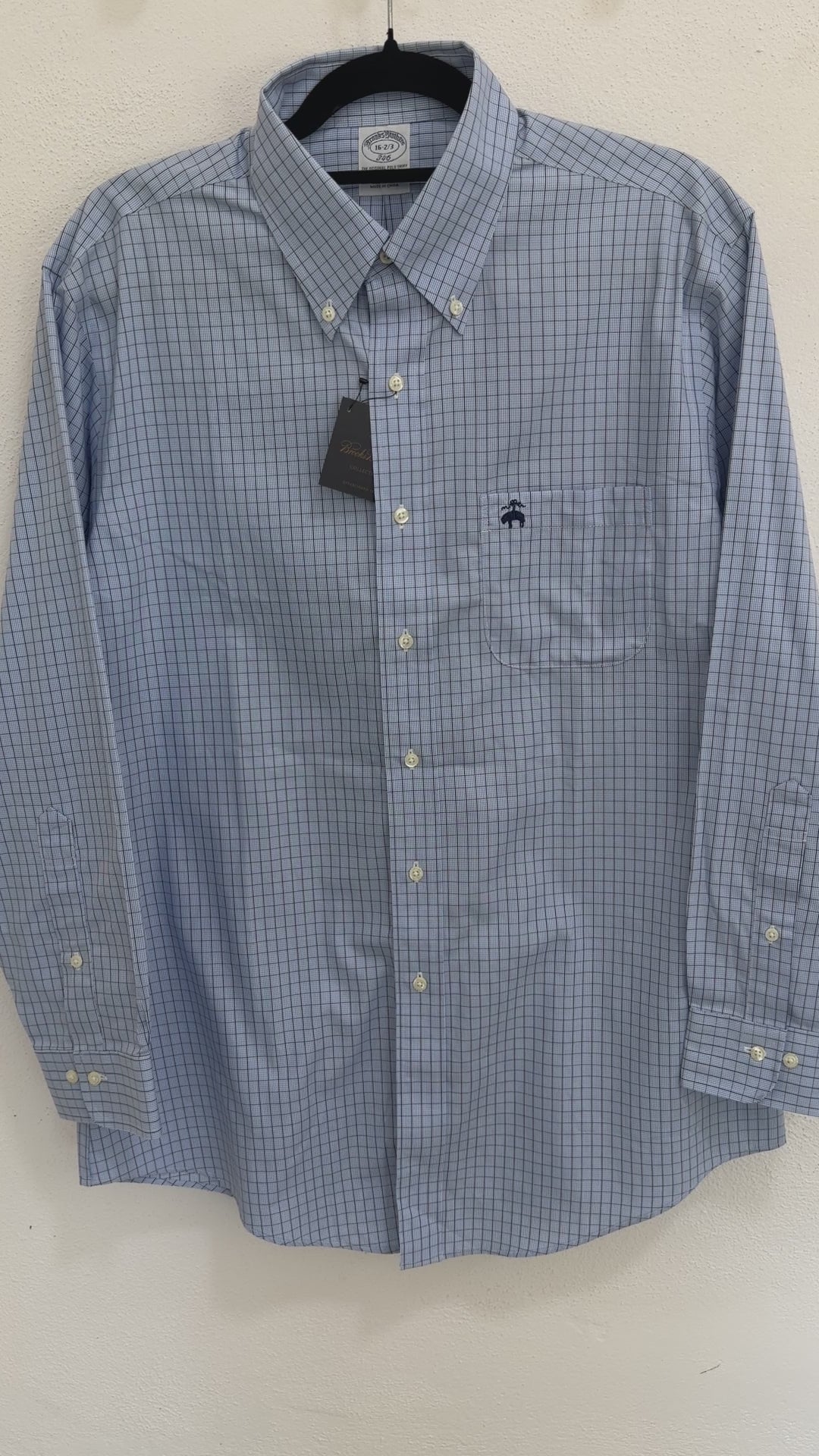 Camisa Brooks Brothers Slim Fit Manga Larga 32/33 Talla L