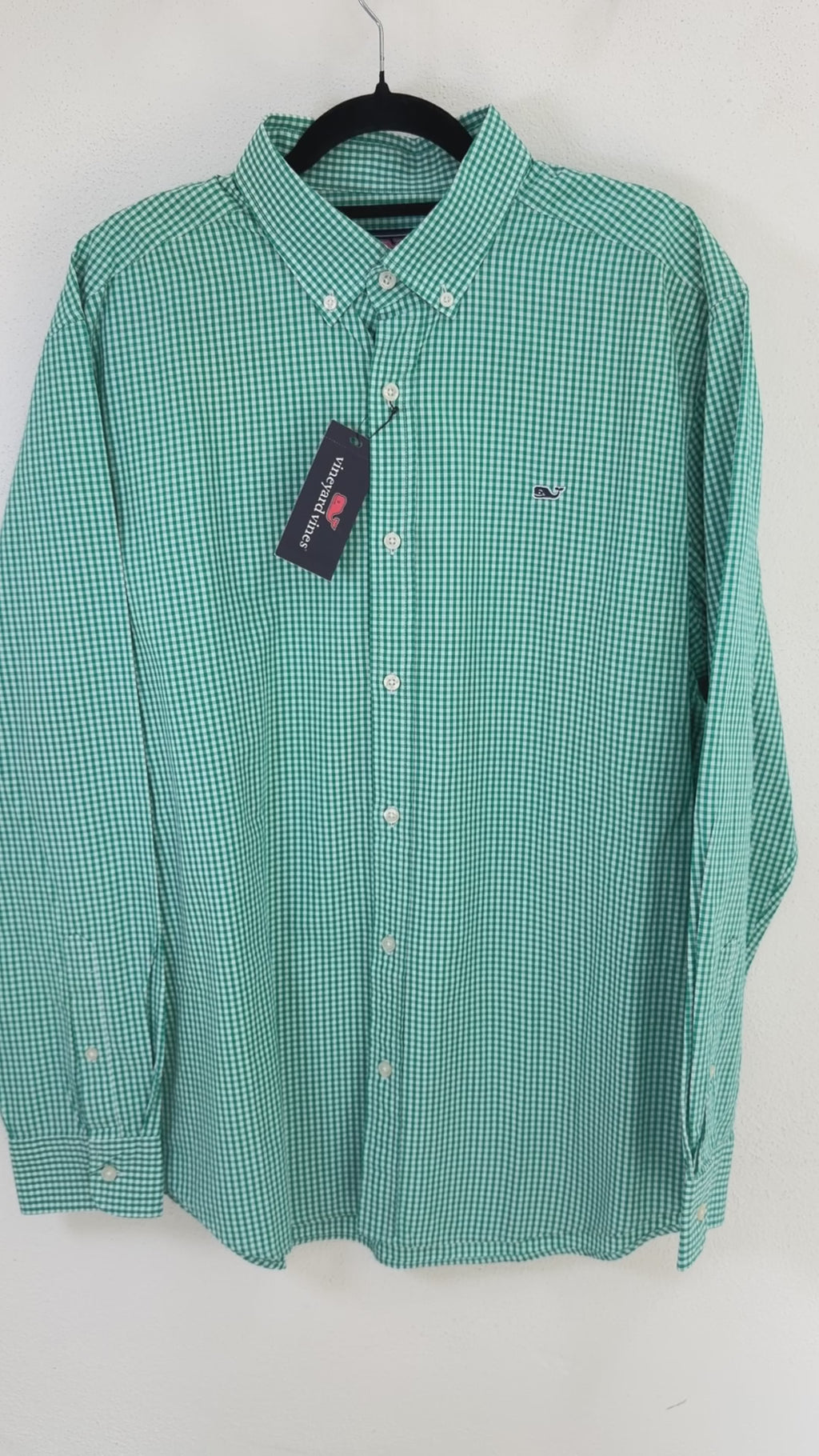Camisa Vineyard Vines Classic Fit Manga Larga Talla XL