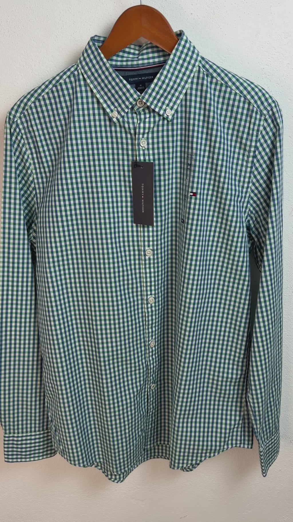 Camisa Tommy Hilfiger Classic Fit Manga Larga Talla M