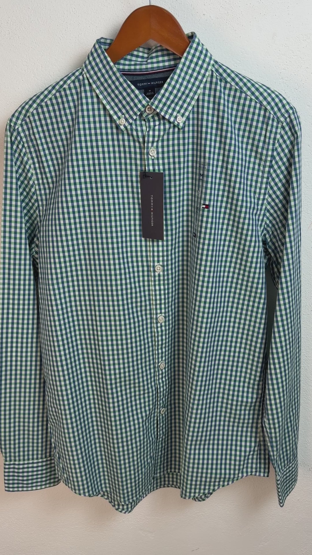Camisa Tommy Hilfiger Classic Fit Manga Larga Talla M