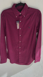 Camisa Polo Ralph Lauren Slim Fit Manga Larga Talla S
