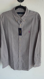 Camisa Polo Ralph Lauren Classic Fit Manga Larga Talla L