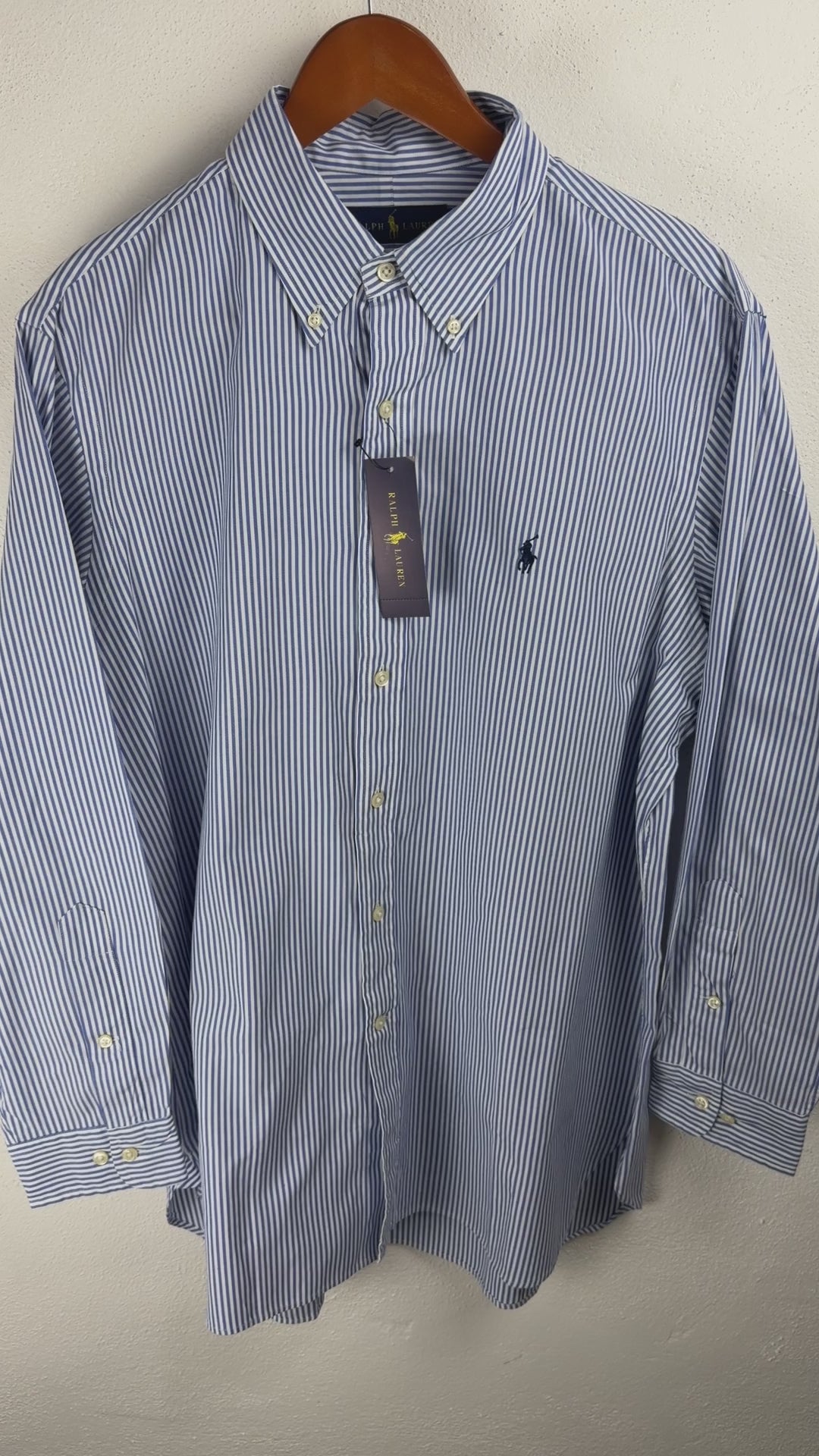 Camisa Polo Ralph Lauren Classic Fit Manga Larga Talla L