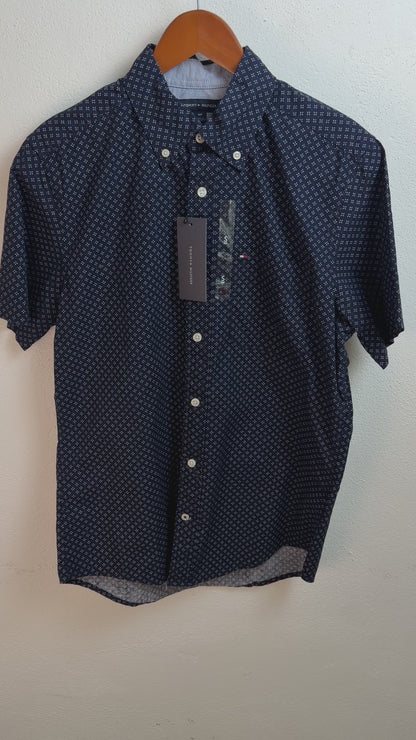 Camisa Tommy Hilfiger Classic Fit Manga Corta Talla S