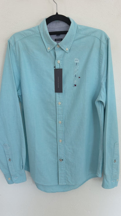 Camisa Tommy Hilfiger Classic Fit Manga Larga Talla S