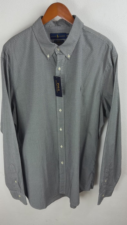 Camisa Polo Ralph Lauren Slim Fit XXL Manga Larga Talla XL