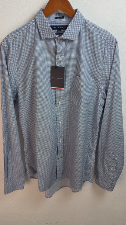 Camisa Tommy Hilfiger Custom Fit Manga Larga Talla M