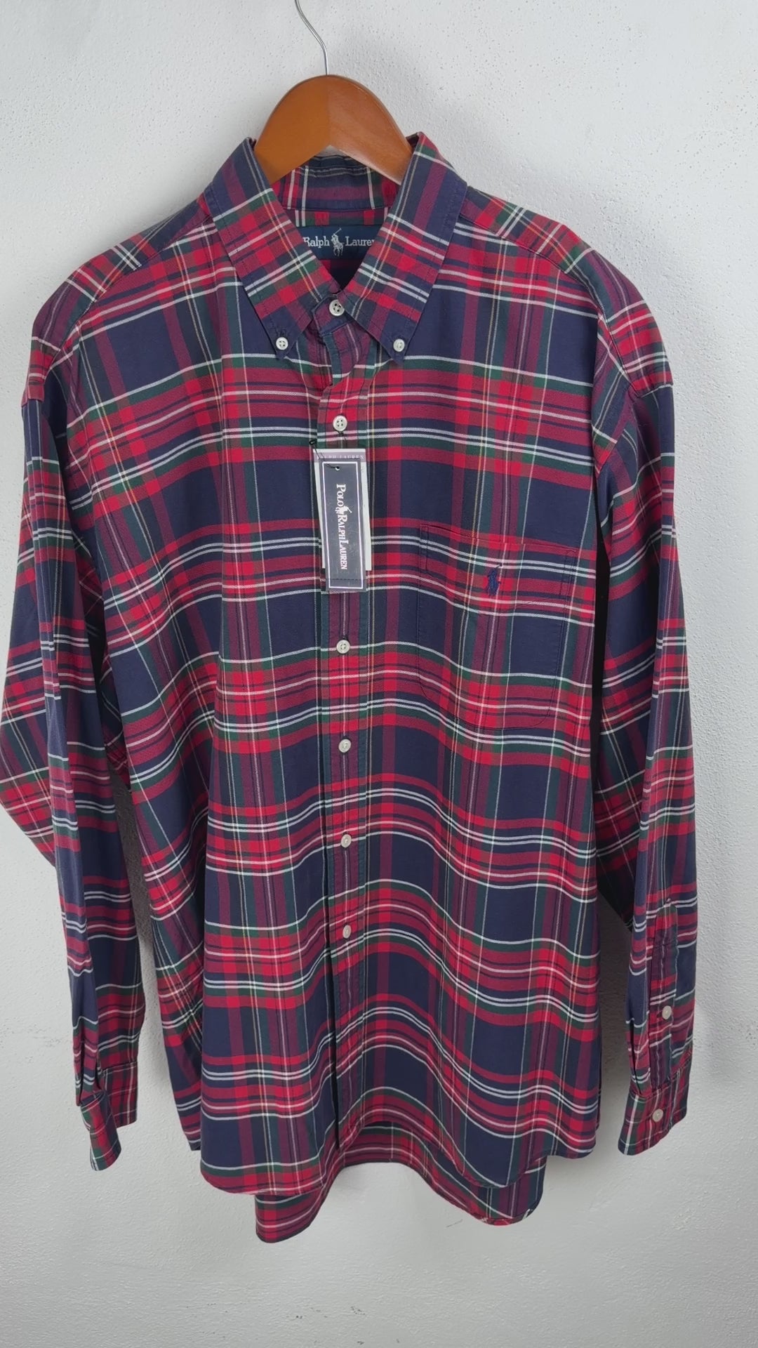 Camisa Polo Ralph Lauren Classic Fit Manga Larga Talla XL