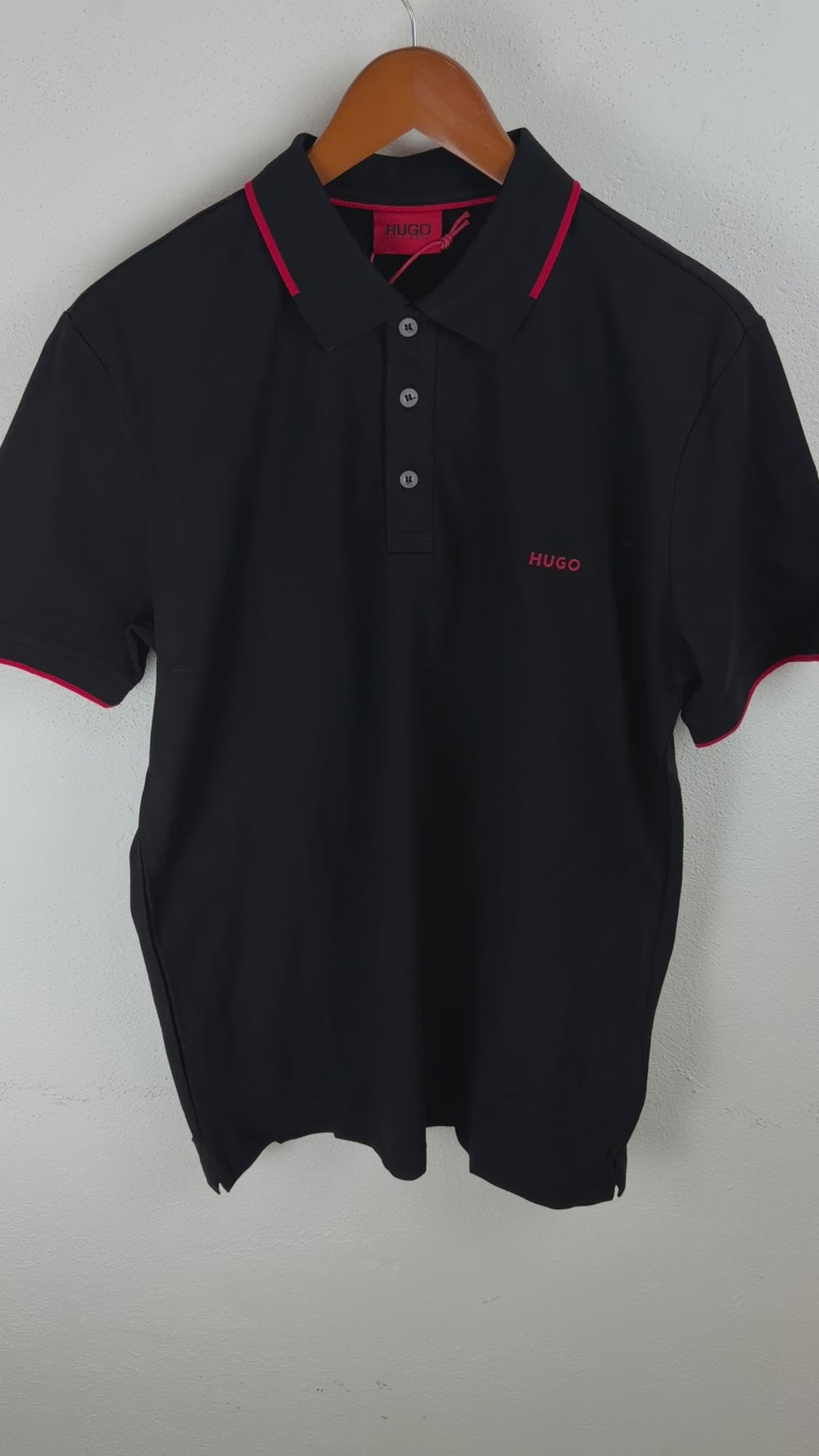 Playera Hugo Classic Fit Tipo Polo Talla L