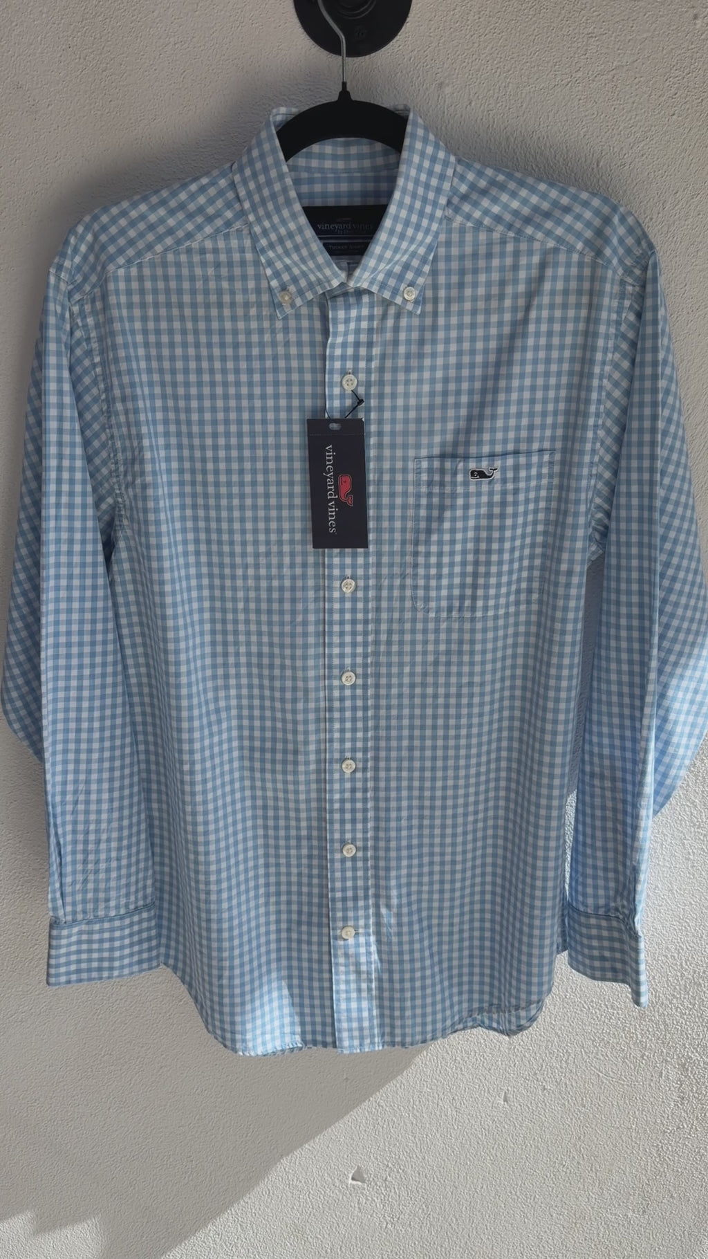 Camisa Vineyard Vines Classic Fit Manga Larga Talla S