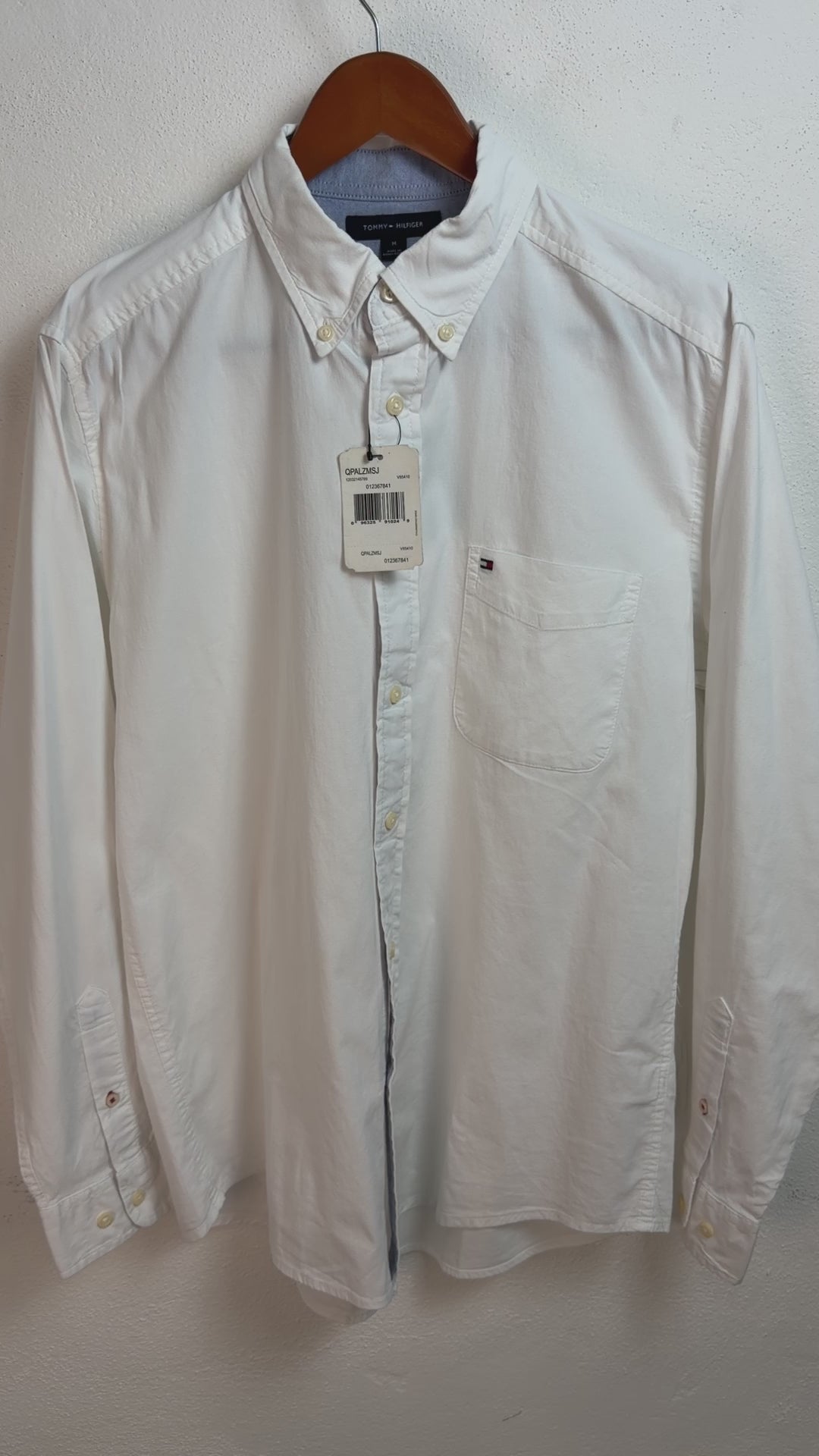 Camisa Tommy Hilfiger Custom Fit Manga Larga Talla M