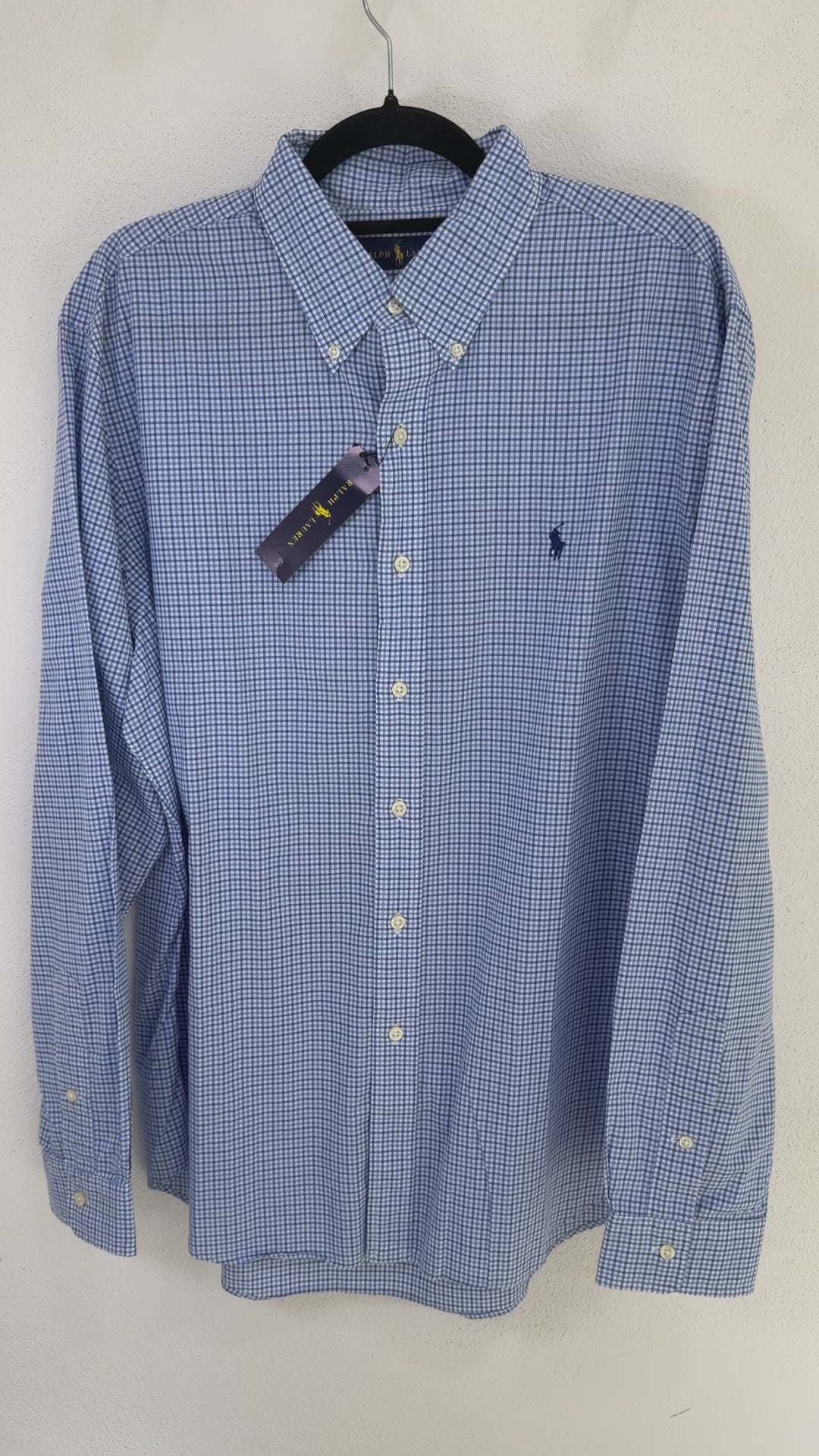 Camisa Polo Ralph Lauren Classic Fit Manga Larga Talla XL