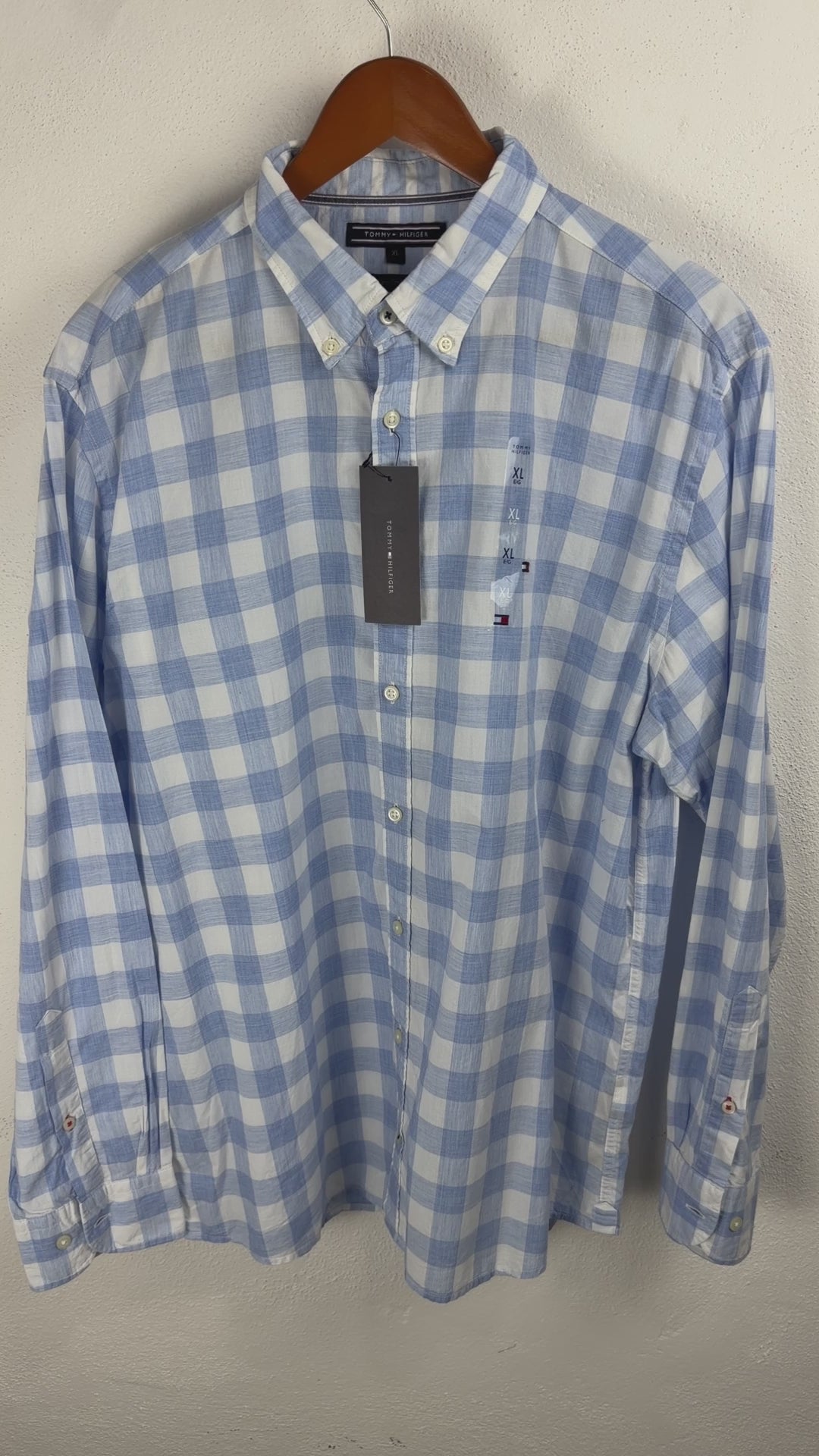 Camisa Tommy Hilfiger Slim Fit Manga Larga Talla XL