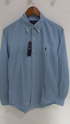 Camisa Polo Ralph Lauren Slim Fit Manga Larga Talla S