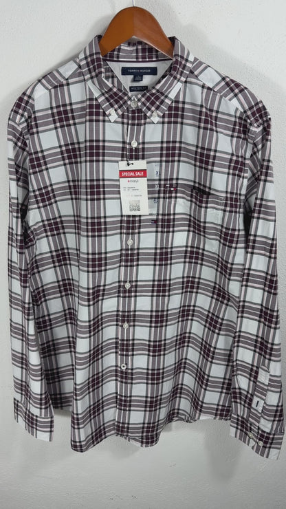 Camisa Tommy Hilfiger Classic Fit Manga Larga Talla XL